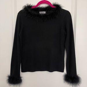 WORTHINGTON PETITE BLACK SWEATER